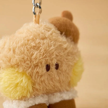 New 10Cm Bt21Ed Baby Series Kawaii Anime Rj Cooky Plush Keychain Cute Cartoon Plush Pendant Doll Toy Bag Accessories Girl Gift