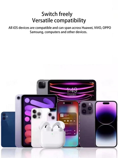 Air Pro True Wireless Bluetooth Earphones ANC Noise Reduction Wireless Headphones Pod Like Pods pro2 Ear Buds For IPhone Android