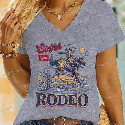 T-shirt de cowboy rodéo des années 90, haut classique de rodéo cool, cadeau pour cowgirls, vêtements western graphiques de rodéo tendance, t-shirt de cowboy