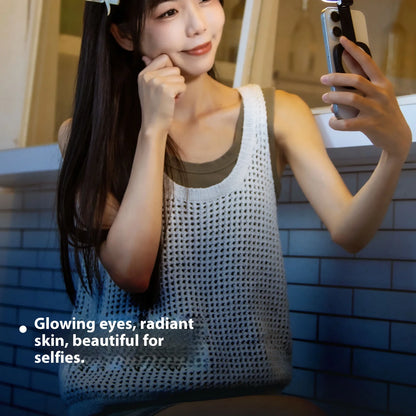 SmallRig Magnetic Phone Light,P48 Bi-Color Dimmable LED Fill-Light Foldable MagSafe Beauty Lamp Soft Panel,for IPhone16/Android