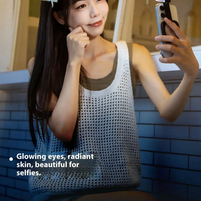 SmallRig Magnetic Phone Light,P48 Bi-Color Dimmable LED Fill-Light Foldable MagSafe Beauty Lamp Soft Panel,for IPhone16/Android