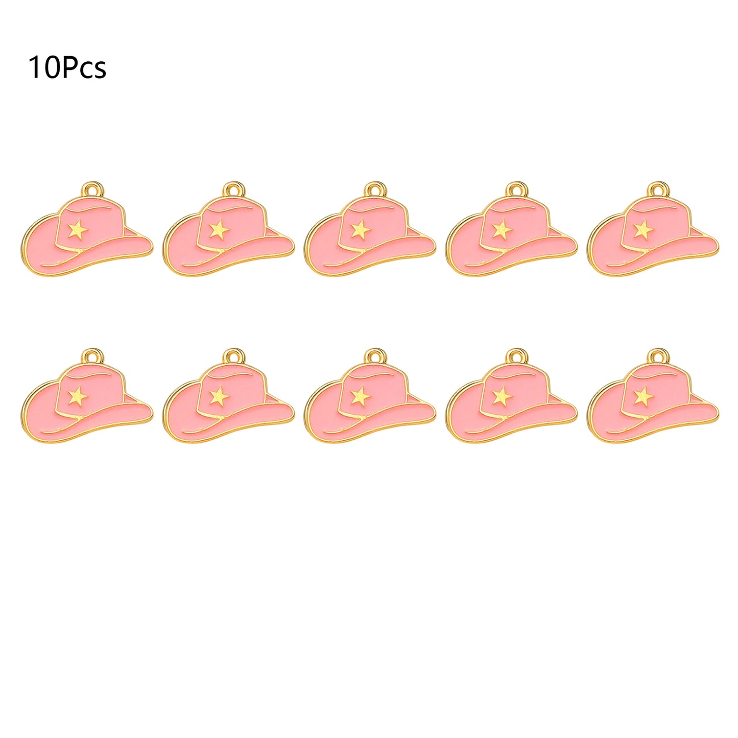 Pendentif Cowboy Western DIY Fabrication artisanale de bijoux pour boucles d'oreilles Bracelet Collier Émail Chapeau Cowgirl Bottes Breloques Accessoires