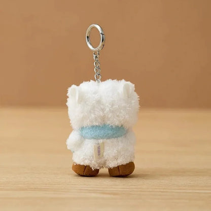 New 10Cm Bt21Ed Baby Series Kawaii Anime Rj Cooky Plush Keychain Cute Cartoon Plush Pendant Doll Toy Bag Accessories Girl Gift