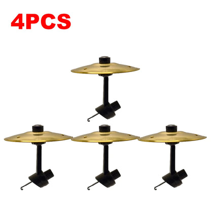 1-4PC tir à la main voiture Crash cymbale universelle Clip-On Mini tambour cymbale évent voiture tambour cymbale voiture intérieur Instrument de musique