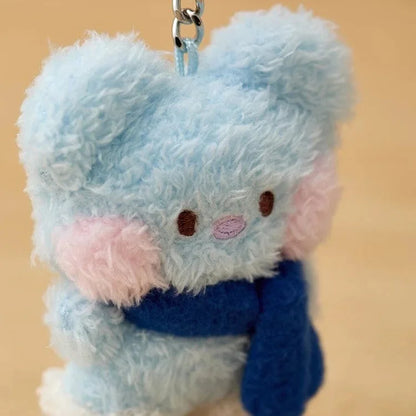 New 10Cm Bt21Ed Baby Series Kawaii Anime Rj Cooky Plush Keychain Cute Cartoon Plush Pendant Doll Toy Bag Accessories Girl Gift