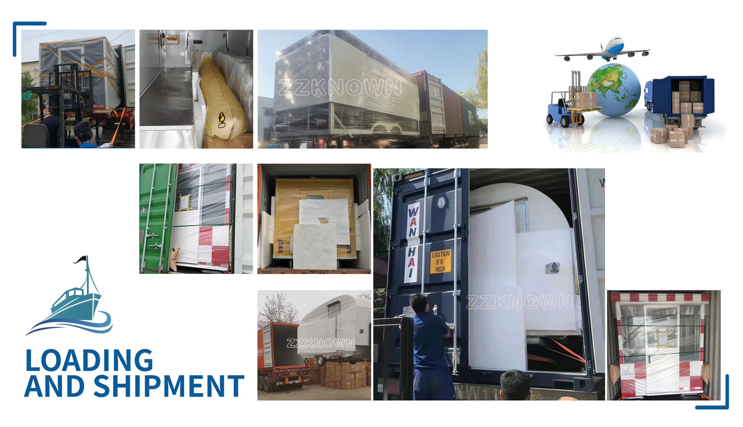 Outdoor Mobile Catering Trailer Fully Equipped Taco Pizza Ice Cream Cart Fast Food Truck Trailer With Full Kitchen