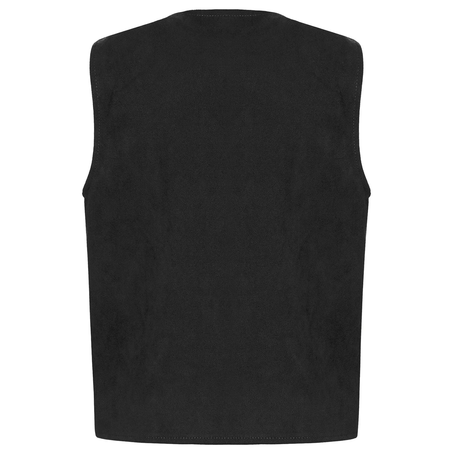 Kids Child Halloween Western Cowboy Cowgirl Cosplay Costume Cow Print Tassels Vest and Flared Pants Set Carnival Party Dress Up