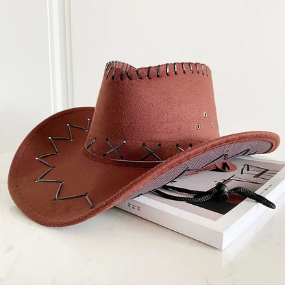 Chapeau de cowboy pour mariée, chapeau de cowgirl, accessoires de cowboy, chapeau de cowboy pour femme, NZM02