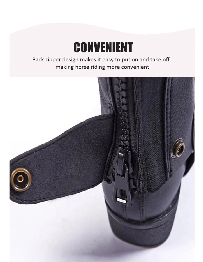 Equestrian Legging Horse Riding Equipment Pirate Knight Equestrian Boot Cover Faux Leather Gaiter Medieval Renaissance Steampunk