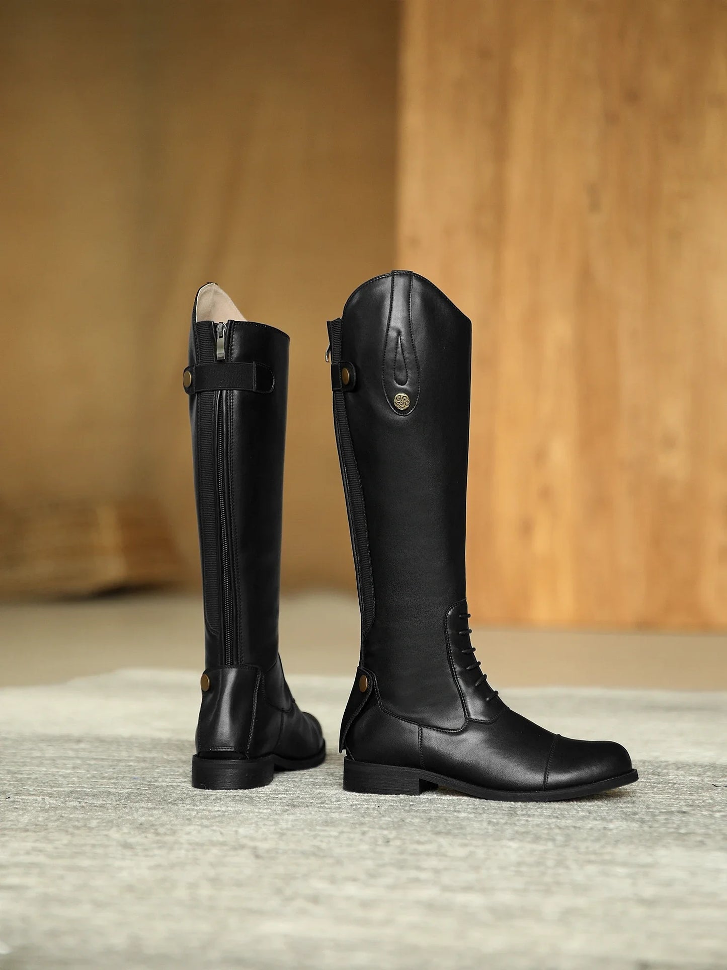 Bottes d'équitation 2025 en cuir, bottes longues, équipement d'équitation, chaussures ultra-résistantes et antidérapantes