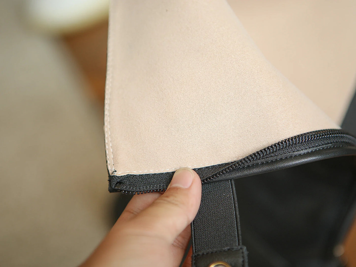 Bottes d'équitation 2025 en cuir, bottes longues, équipement d'équitation, chaussures ultra-résistantes et antidérapantes