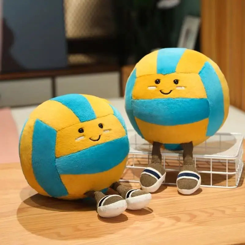 Peluche Jellycat, nouvelle poupée de volley-ball, jouet fait main, poupée de dessin animé mignon, coussin, cadeau d'anniversaire pour enfant