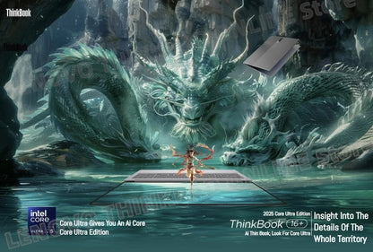 Lenovo laptop ThinkBook 16+ 2025 laptop U5 225H/U7 255H/U9 285H 32G+1TB SSD 16'' 3.2K 165Hz