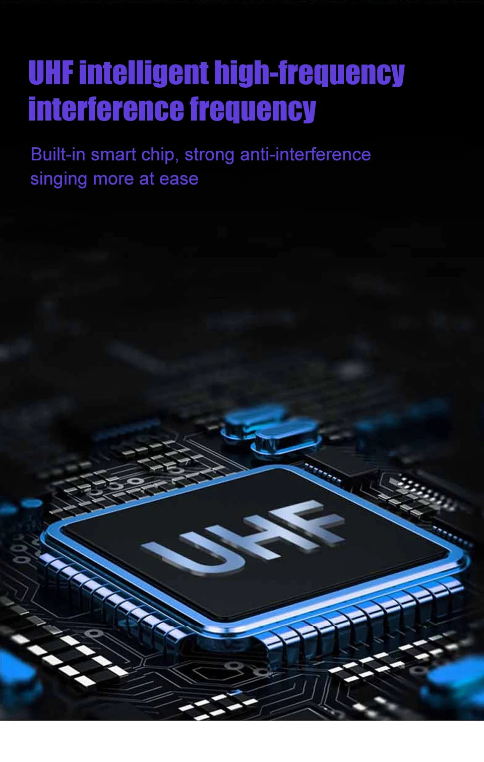 KATELEIYU UHF High end karaoke stage performance, wedding family KTV, party professional 8-channel wireless microphone system