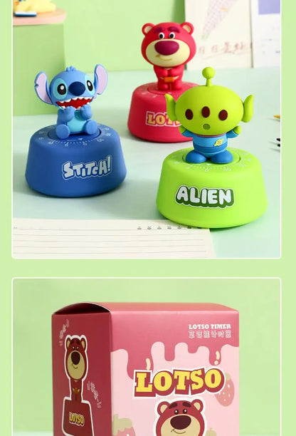 Stitch Cute Cartoons Cute Pet Stitch Timer Student Self-Discipline Learning Times Management Kitchen Machinery Timing Reminder