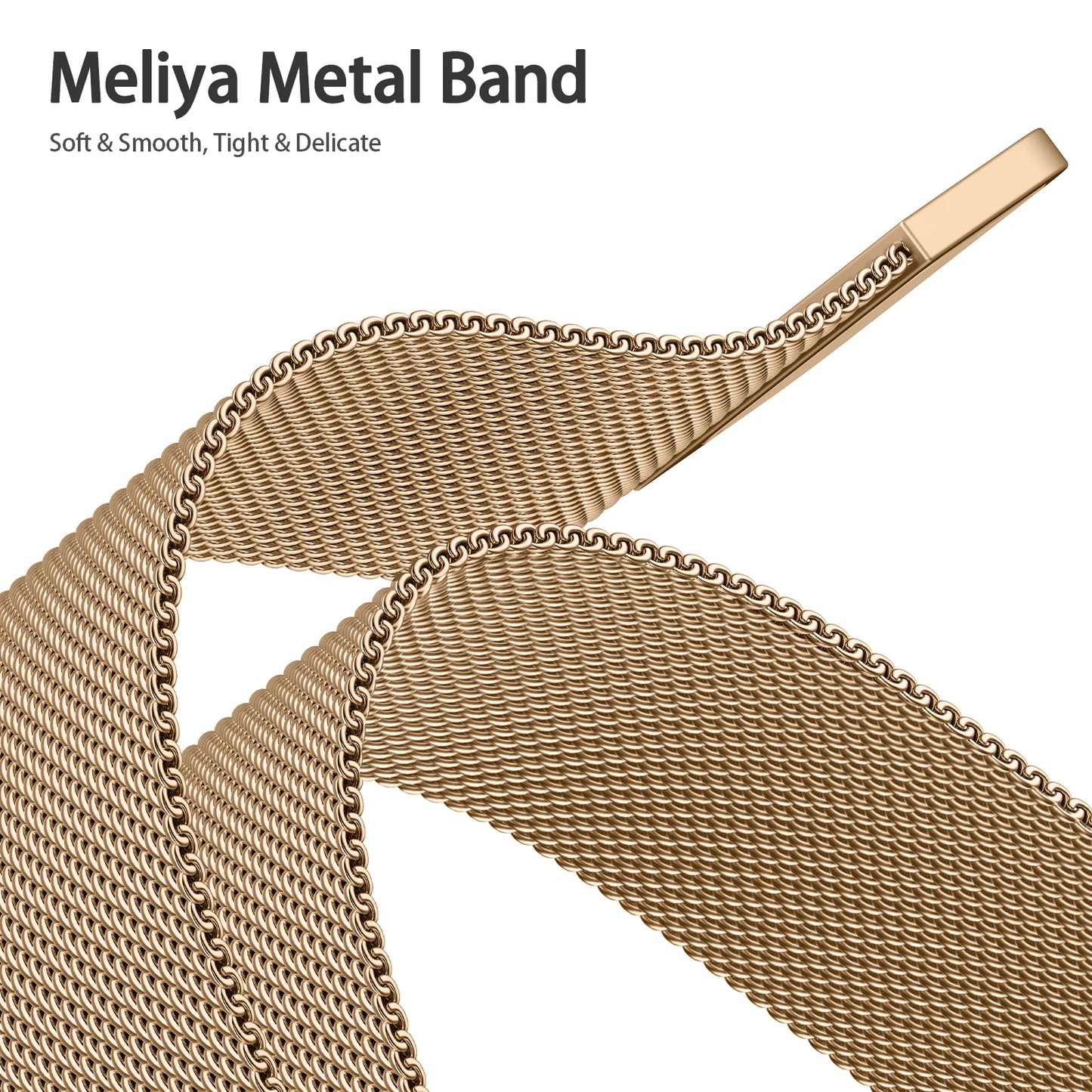 Metal Magnetic Loop Strap For Fitbit Versa 1/Versa 2/versa 3/Versa 4 Band Bracelet Wristband For Fitbit Versa Lite/Sense 2 Belt