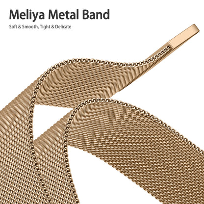 Metal Magnetic Loop Strap For Fitbit Versa 1/Versa 2/versa 3/Versa 4 Band Bracelet Wristband For Fitbit Versa Lite/Sense 2 Belt