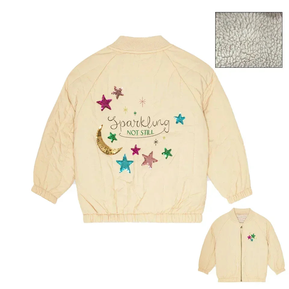 Brand KS Children's Lambswool Jacket Coat Autumn Winter Baby Boys Cotton Outerwear Toddler Girls Flight Suit Jacket Kids Clothes