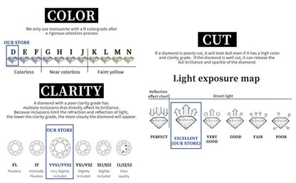 0.9CT Moissanite Ring for Women D VVS1 Round Diamond Double Halo Ring Engagement Christmas 925 Sterling Silver Wedding