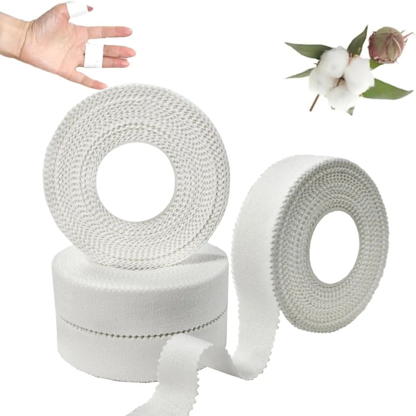 1/5/10 pièces bande de doigt 0.6 pouces bande athlétique pour doigts pieds sueur volley-ball bande de doigt pour Sports de plein air escalade Football