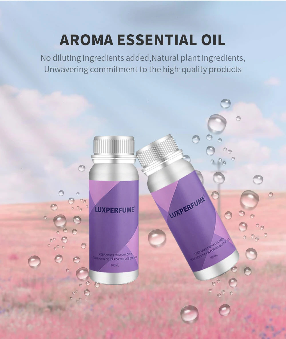 Diffuseur d'huiles essentielles 100 ml, Collection hôtel, Huile aromatique, Désodorisant pour voiture, Parfum, Humidificateur pour la maison et le bureau