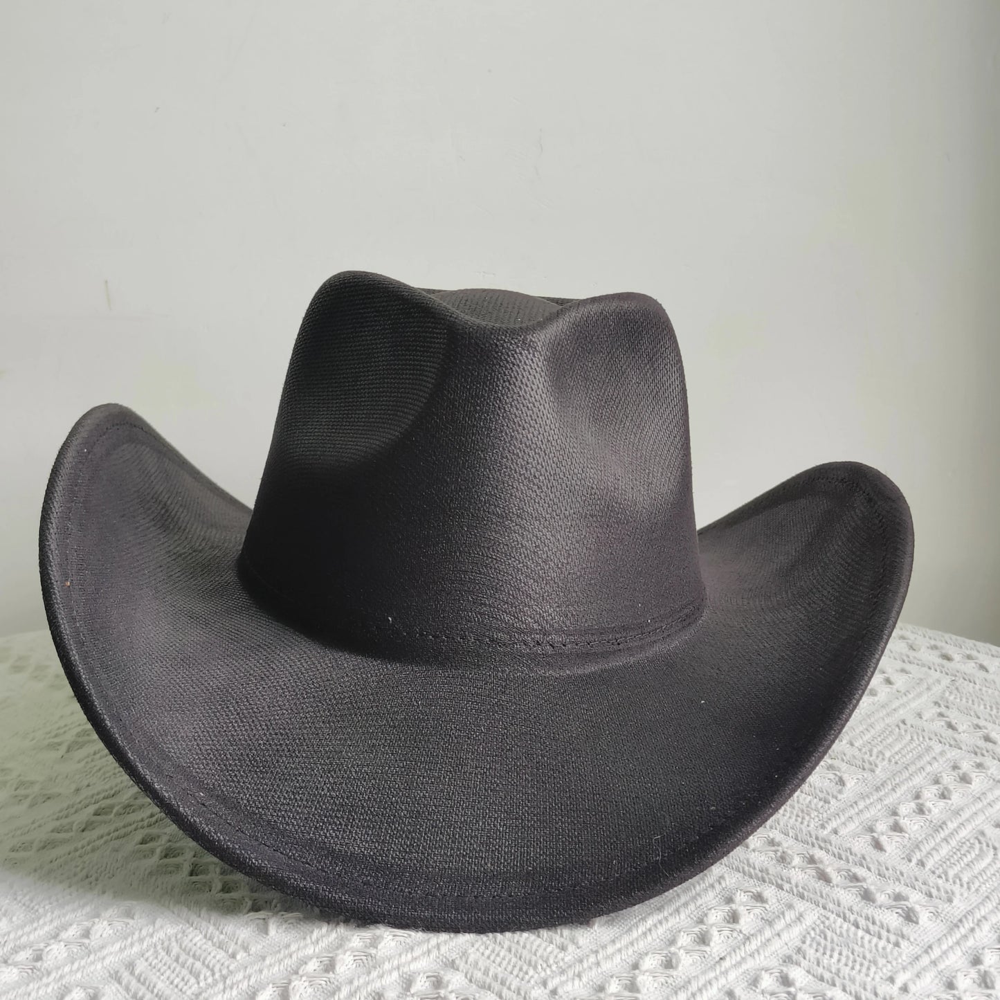 Faux Leather Western Cowboy Hats Men Women retro cowboy hats big brim cowgirl hat knight hat men chapeau ковбойская