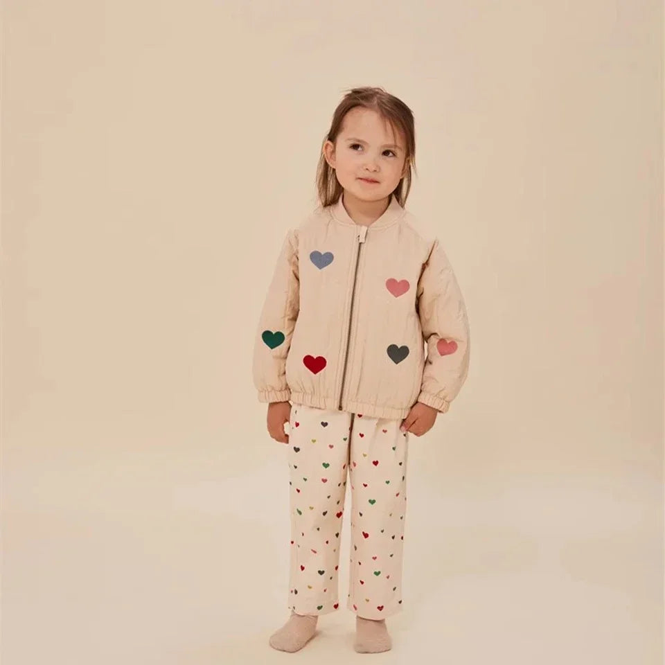 Brand KS Children's Lambswool Jacket Coat Autumn Winter Baby Boys Cotton Outerwear Toddler Girls Flight Suit Jacket Kids Clothes