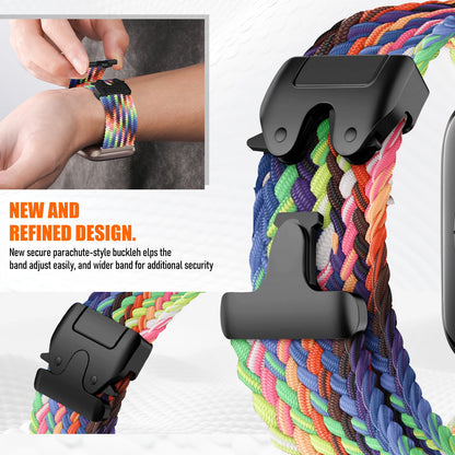 Braided Parachute band for Fitbit Versa 4 3 Sense 2 Strap Accessories replacment nylon belt Bracelet correa Fitbit Versa 4 Strap