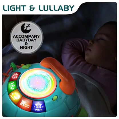 Jouets pour bébés de 6 à 18 mois : musique, tortue rampante, son lumineux, musique, jouet pour filles et garçons, jouets éducatifs pour l'apprentissage précoce, cadeaux pour nourrissons et tout-petits