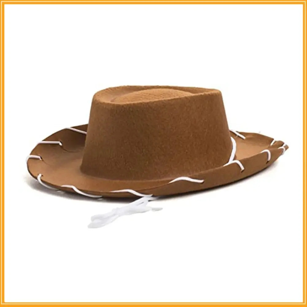Accessoire de Cowboy chapeau de Cowboy Performance Costume de Cosplay chapeau de princesse en feutre accessoire habillage réglable chapeau de fête d'enterrement de vie de jeune fille femmes