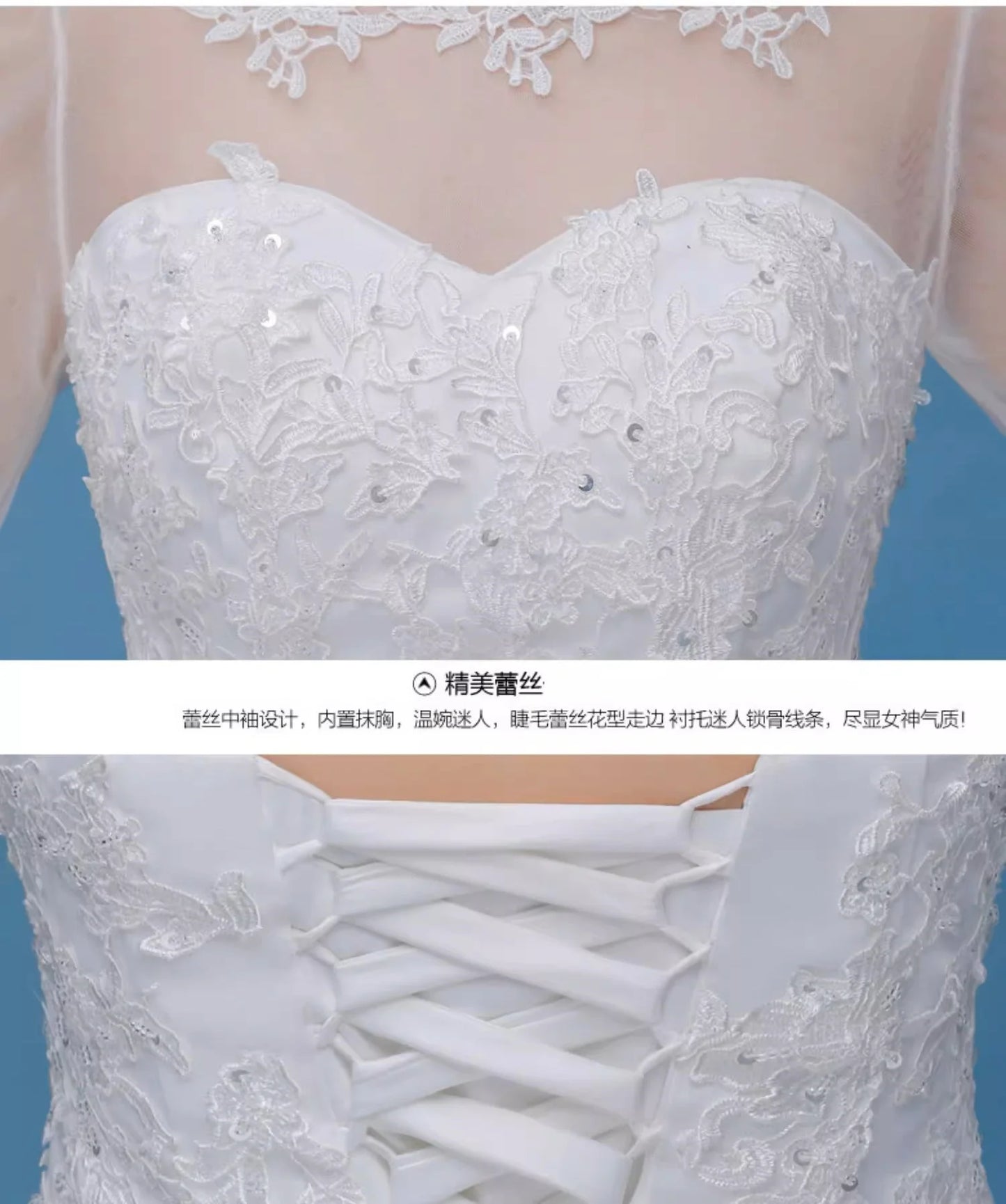 MDYS-A855#Robe de mariée coréenne à col rond et longueur au sol, nouvelle collection été 2024, vente en gros, à bas prix, sur mesure, grande taille, en provenance de Chine