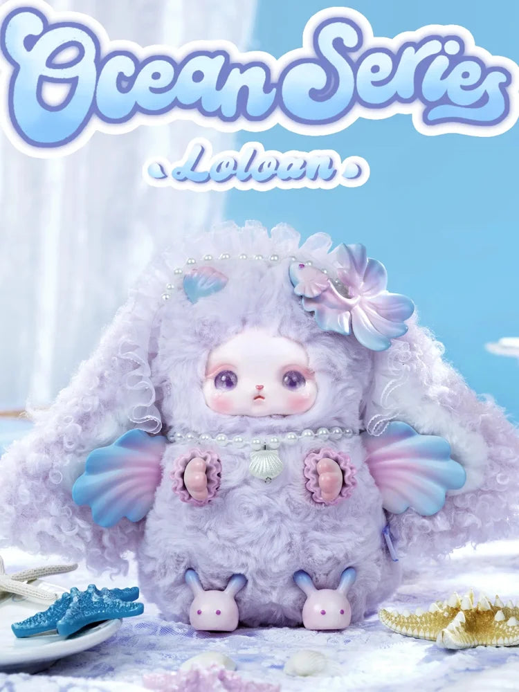 Original Blind Box Loloan Ocean Series Mystery Box Cute Backpack Pendant Room Decor Toy Birthday/Christmas Surprise Gift