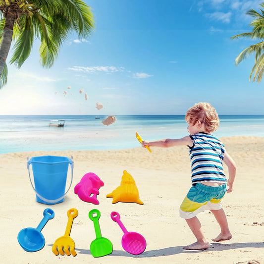 Toys For Children 7 Piece Beach Toy Sand Set Sand Play Sandpit Toy Summer Outdoor Toy Funny Gifts ??????? ??? ??????? Juguetes