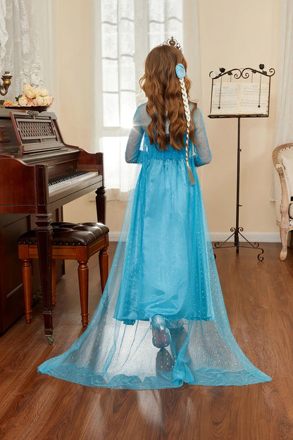 Robe de princesse pour filles, robe d'anniversaire à volants pour enfants, robe de Noël pour enfants,  spectacle, robes de cosplay fantaisie