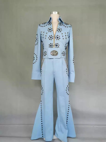 Costume de danse de salon pour homme, accessoire de luxe de haute qualité, style rock, Le King, Diamond Rock, Cosplay, 2025, C AA