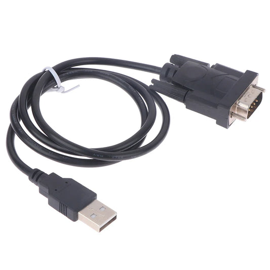 Adaptateur convertisseur USB RS232 vers DB 9 broches mâle, compatible avec Windows 7, 8 et 10 Pro, compatible avec divers périphériques série, câble de 75 cm