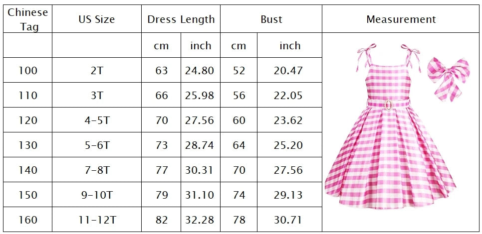 Tenue de cow-girl Barbie pour fille de 2 à 12 ans, tenue de cosplay Barbie pour Halloween