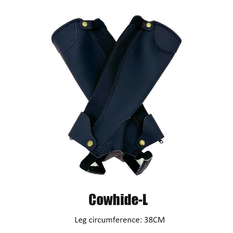 Equestrian Legging Horse Riding Equipment Pirate Knight Equestrian Boot Cover Faux Leather Gaiter Medieval Renaissance Steampunk