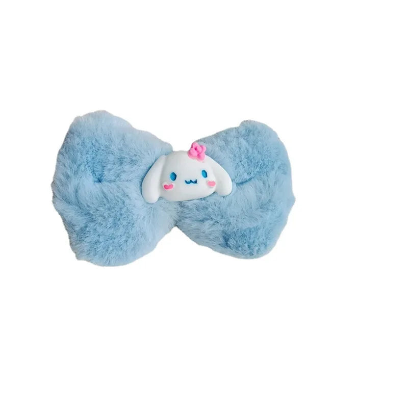 Kawaii Hair Accessories Side Clips That Won Hurt Hair Cute Cartoon Kuromi With Multiple Colors Choose Two Designs Girl Gift Toy