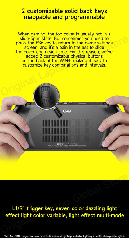 GPD WIN 4 2025 AMD Ryzen™ AI 9 HX 370/ AMD Ryzen 7 8840U Processor 32GB RAM 1TB/2TB Hard Drive 6-inch Pocket Mini PC Laptop