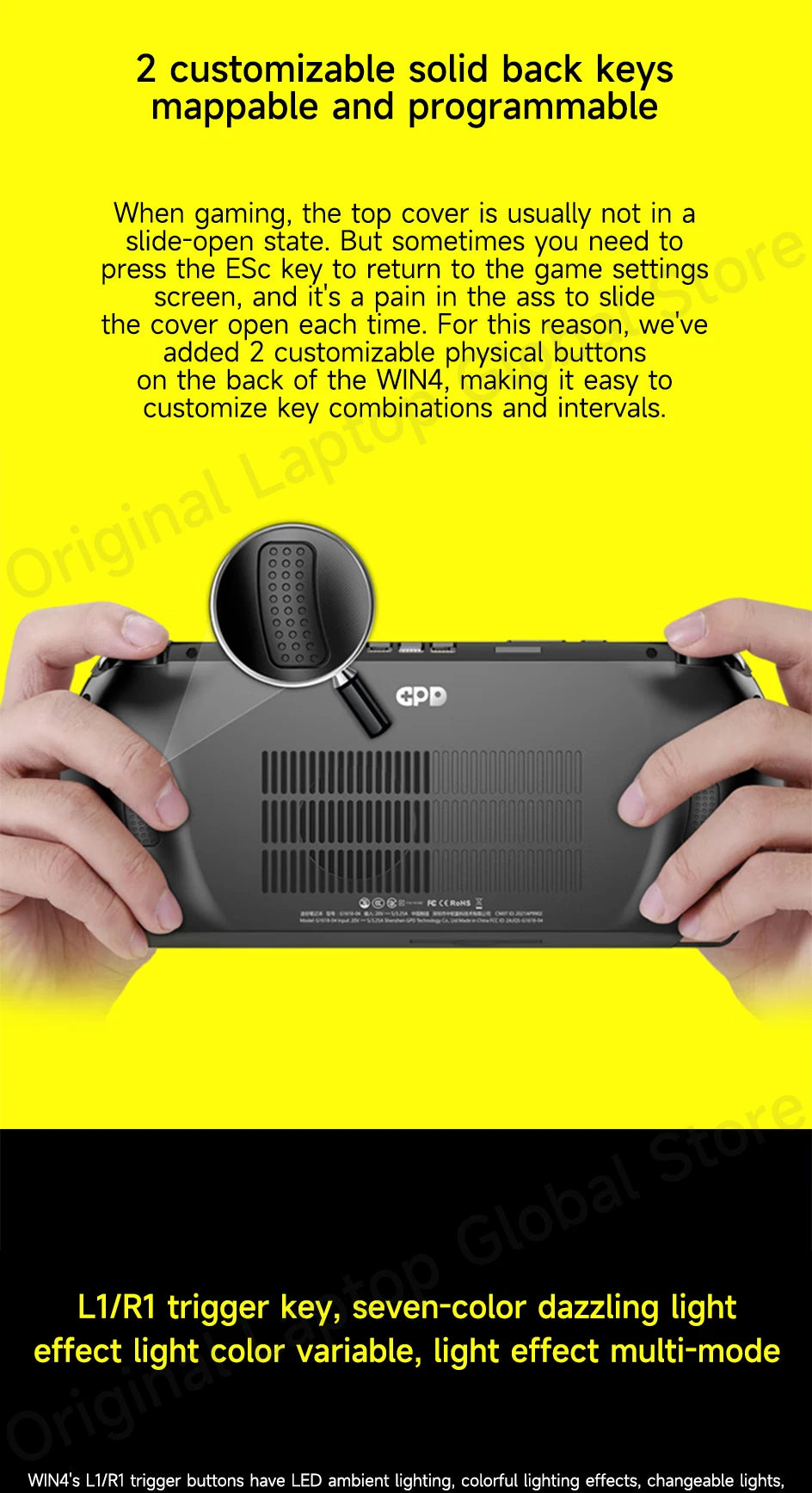 GPD WIN 4 2025 AMD Ryzen™ AI 9 HX 370/ AMD Ryzen 7 8840U Processor 32GB RAM 1TB/2TB Hard Drive 6-inch Pocket Mini PC Laptop