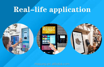 Meilleure vente MASUNG MS-S11 système de commande de kiosque en libre-Service tout en un support de sol POS kiosques de commande alimentaire paiement en libre-service
