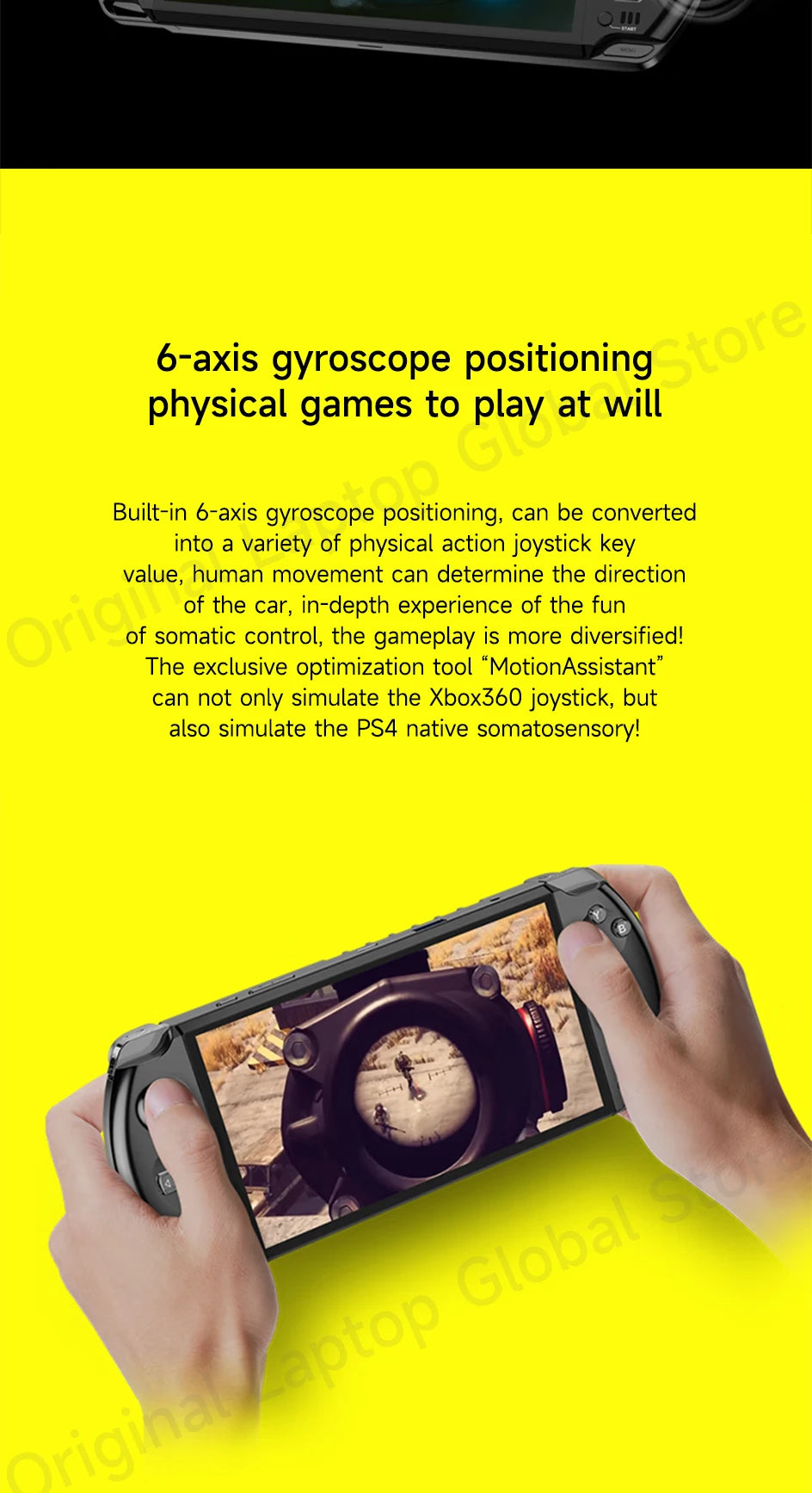 GPD WIN 4 2025 AMD Ryzen™ AI 9 HX 370/ AMD Ryzen 7 8840U Processor 32GB RAM 1TB/2TB Hard Drive 6-inch Pocket Mini PC Laptop