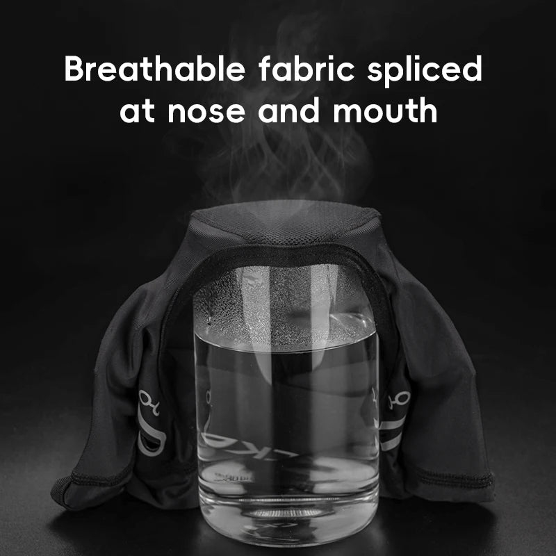 ROCKBROS - Cagoule de cyclisme d'été cool, protection UV, écharpe de randonnée, chapeau en soie glacée, couvre-visage, doublure de casque de vélo de sport