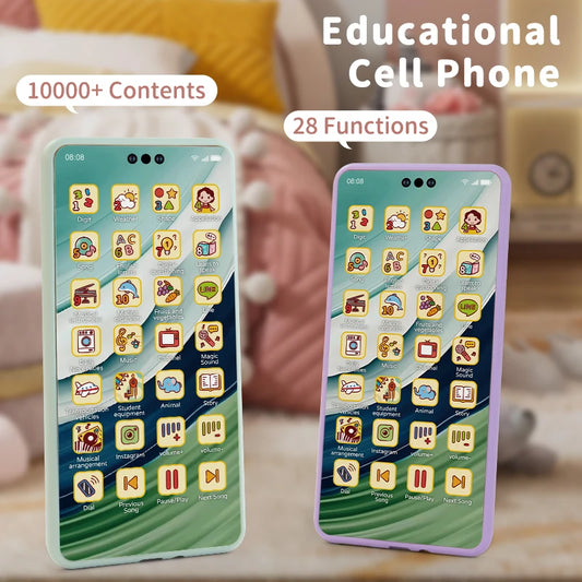 Toy Cell Phone Educational Toys Children Simulation Phone Toy Phone Mobile Early Educational Toy Learning Cellphone Model Toy