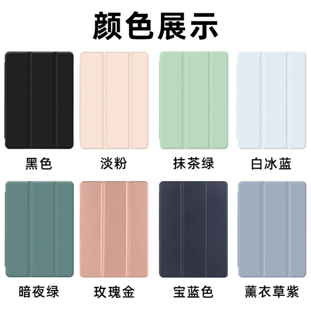 For Redmi Pad 2 Case 2025 11inch TPU Tri-Fold Stand Smart Tablet Case For Redmi K Pad 8.8 Cover Funda Xiaomi Redmi Pad SE 11 8.7