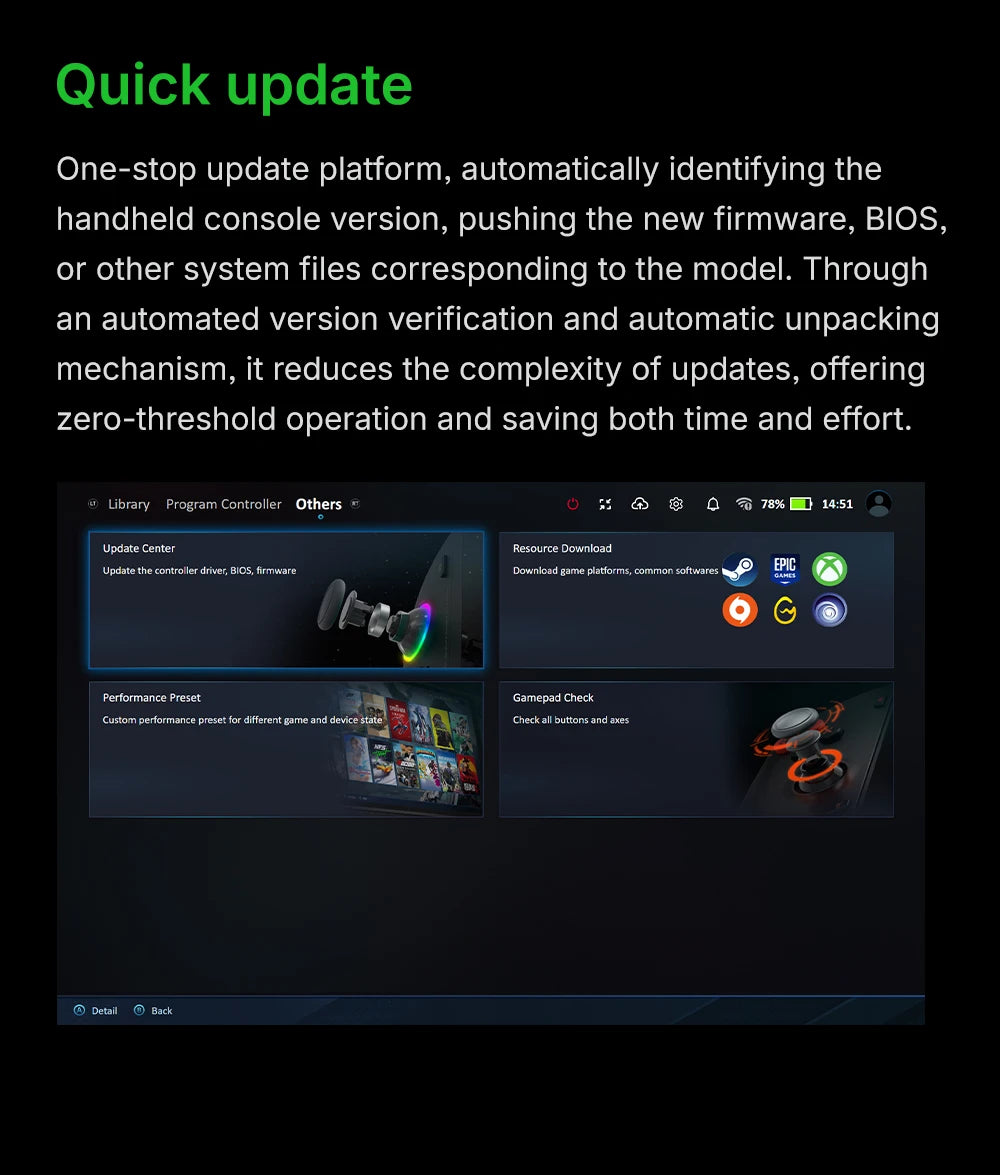 AOKZOE A1X AMD AI 9 HX 370 PC Game Console 8 Inch Native Landscape Screen Windows Handheld Laptops VRR 72.7Wh For Steam 3A Game