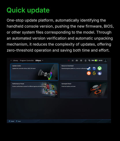 AOKZOE A1X AMD AI 9 HX 370 PC Game Console 8 Inch Native Landscape Screen Windows Handheld Laptops VRR 72.7Wh For Steam 3A Game