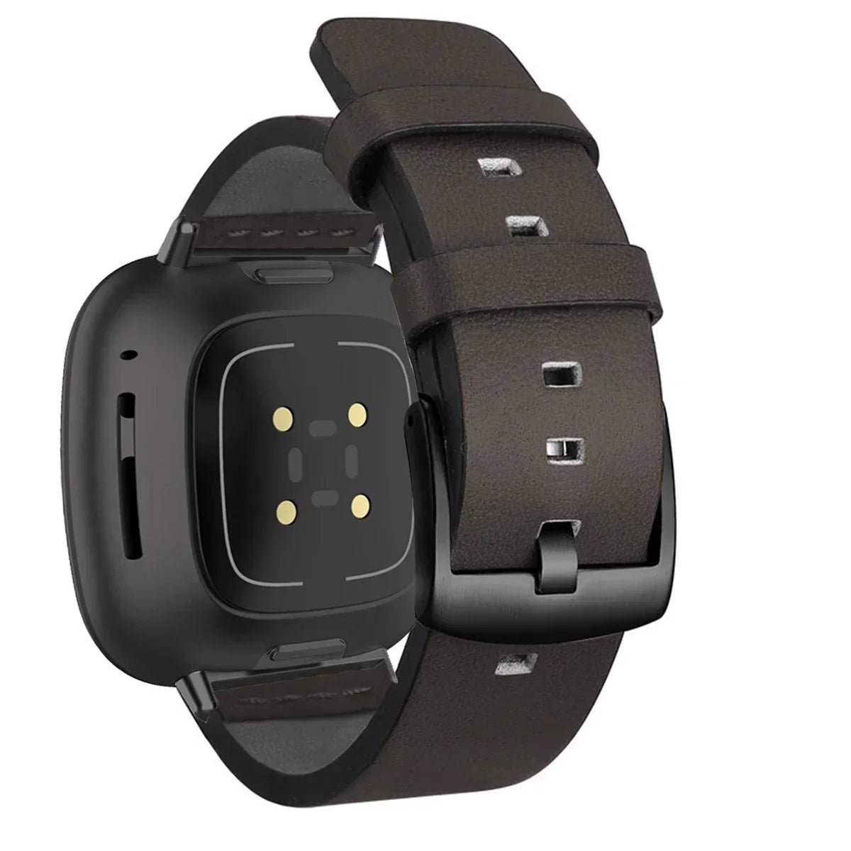 Strap For Fitbit Versa 2 Lite Leather Band SmartWatch Bracelet For Fitbit Versa3 4 Sense Correa Watchband Pin Buckle Accessories