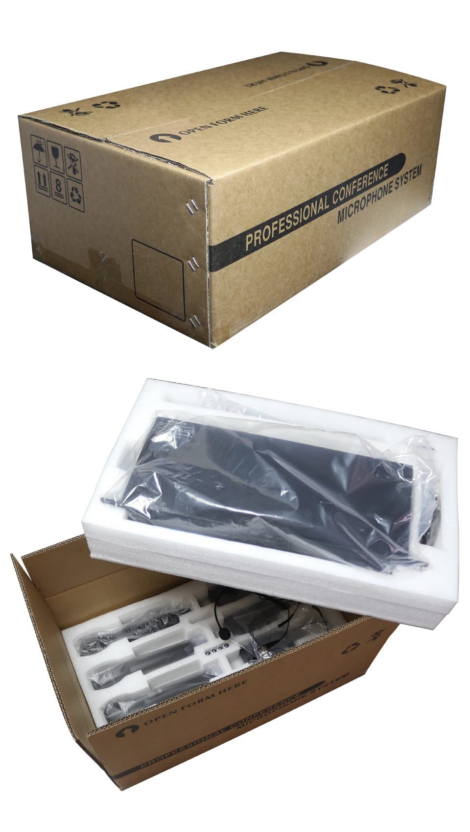 KATELEIYU UHF High end karaoke stage performance, wedding family KTV, party professional 8-channel wireless microphone system